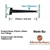 10.7 Inch Makheloth Iron T - Hinge Light Duty